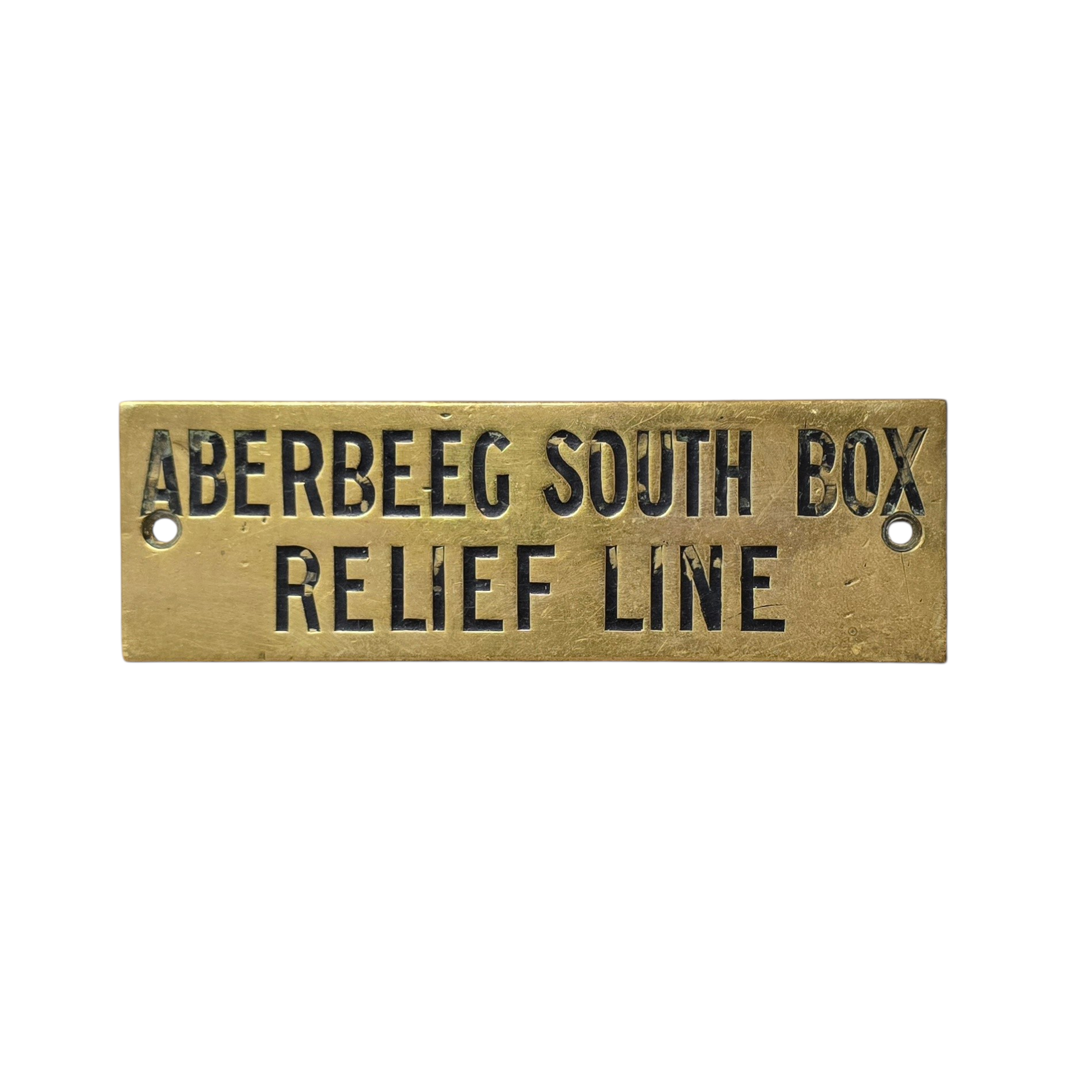 RA 8943 G.W.R. BRASS SHELF PLATE 