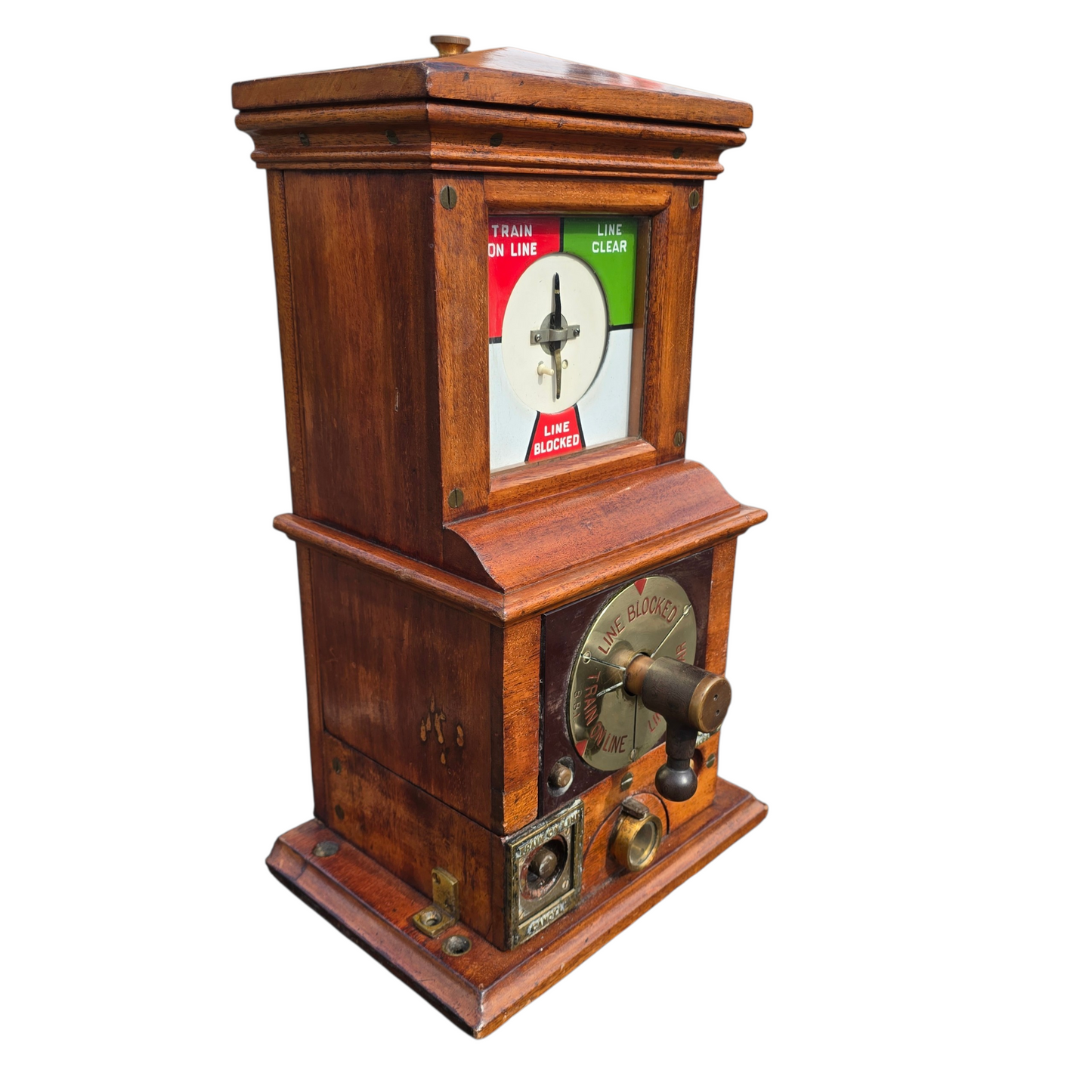 RA 8897  1912 MIDLAND RAILWAY ROTARY BLOCK INDICATOR