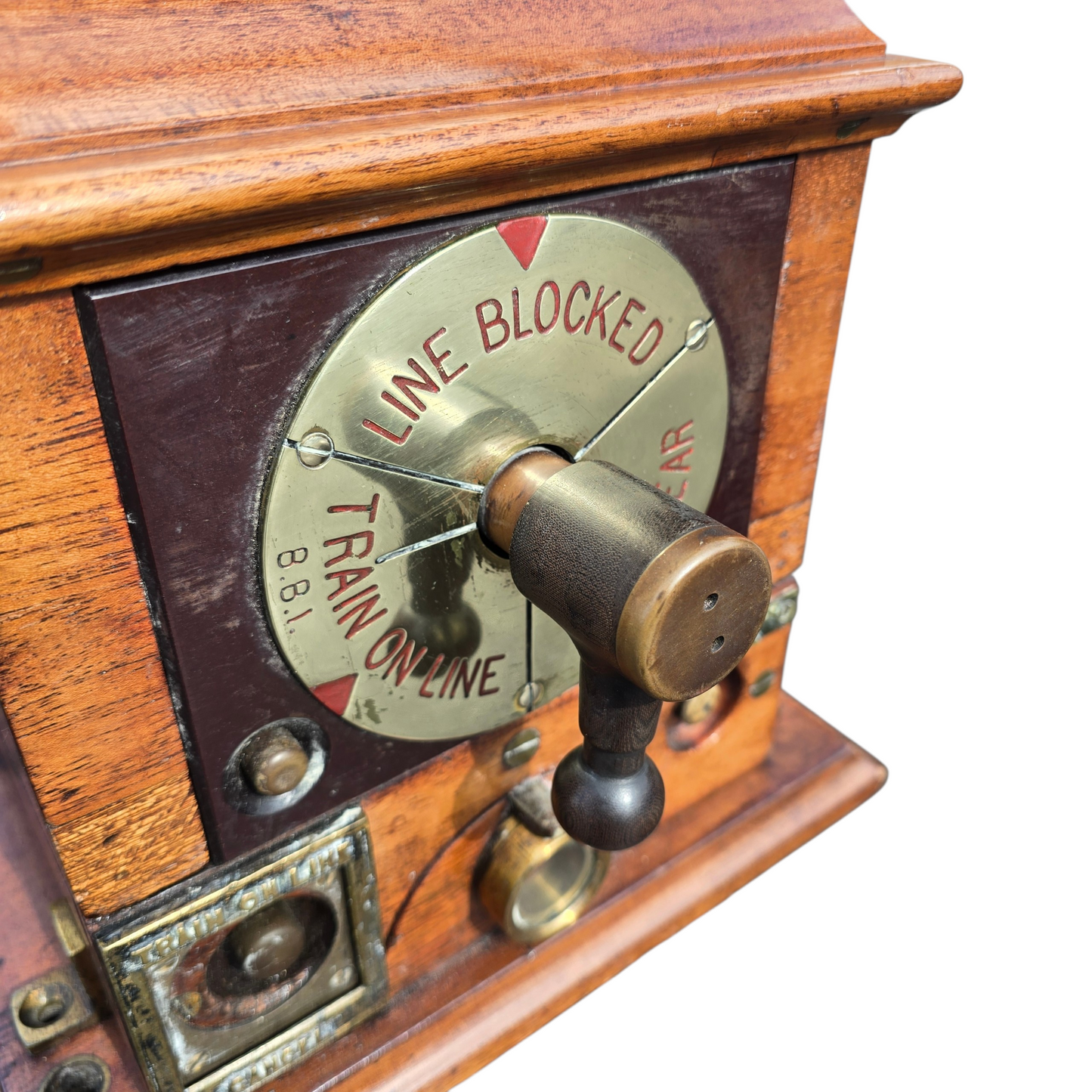 RA 8897  1912 MIDLAND RAILWAY ROTARY BLOCK INDICATOR