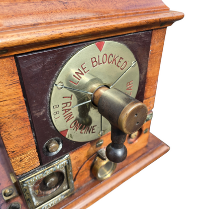 RA 8897  1912 MIDLAND RAILWAY ROTARY BLOCK INDICATOR
