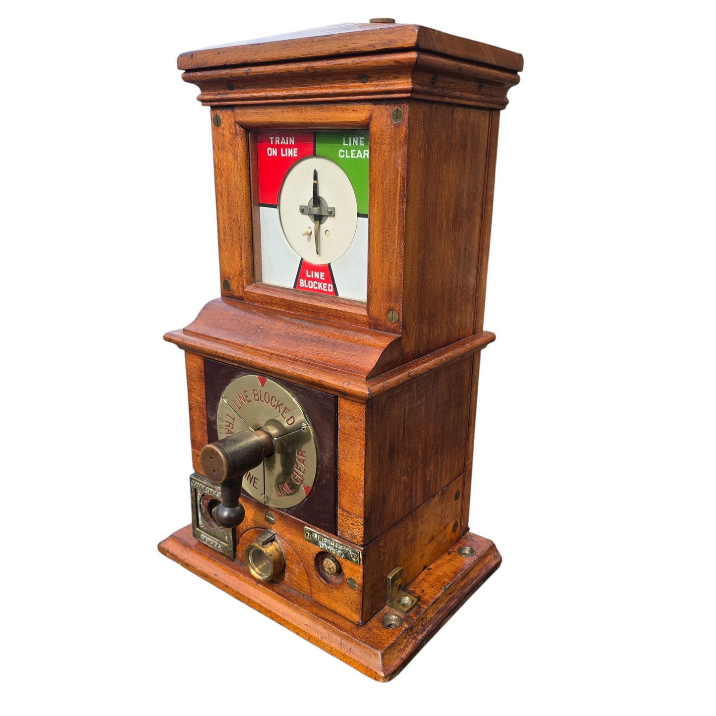 RA 8897  1912 MIDLAND RAILWAY ROTARY BLOCK INDICATOR