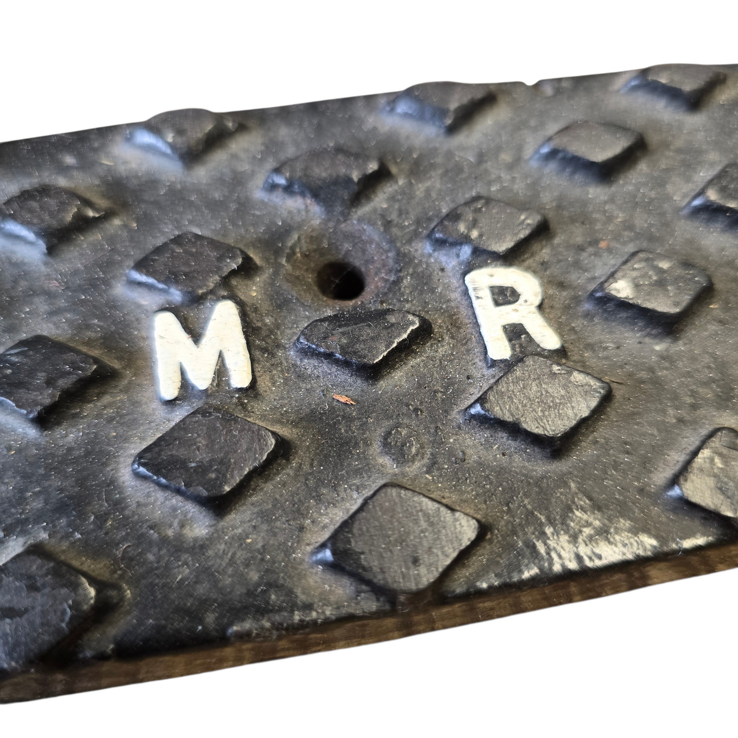 RA 8981  MIDLAND RAILWAY CAST IRON SIGNAL BOX STAIR TREAD PLATE