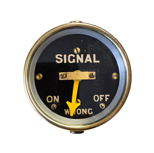 RA 8893   SOUTHERN RAILWAY SYKES BRASS CASE DISTANT ARM REPEATER