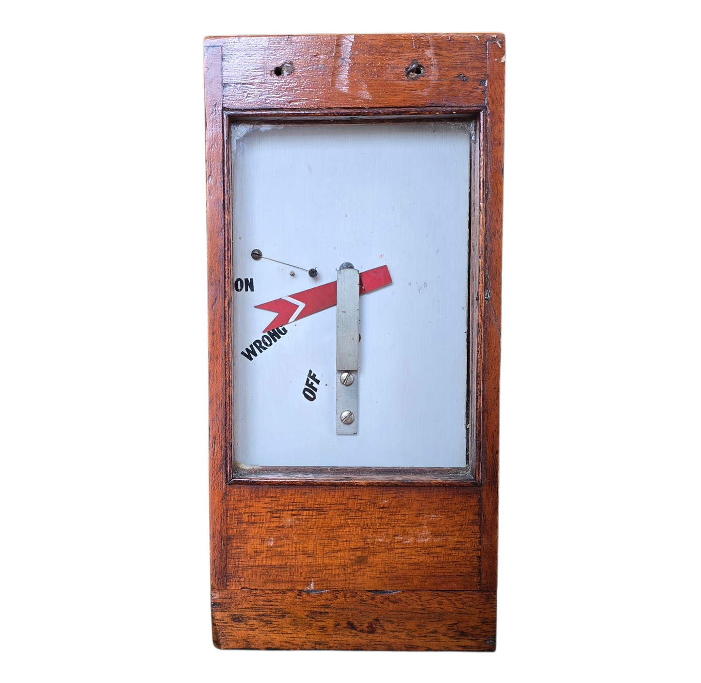 RA 9036  G.W.R. WOOD CASE SIGNAL ARM REPEATER