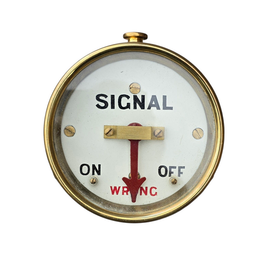 RAS 8841A  SOUTHERN RAILWAY BRASS CASE SIGNAL ARM REPEATER