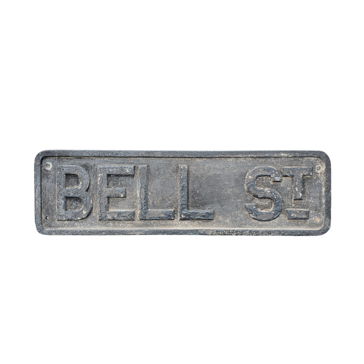 RA 9095  CAST ALLOY ROAD SIGN "BELL ST"