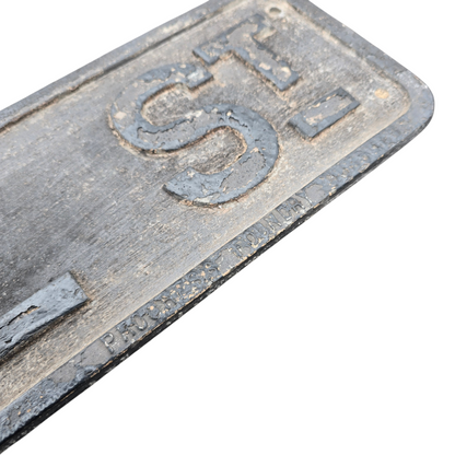 RA 9095  CAST ALLOY ROAD SIGN "BELL ST"