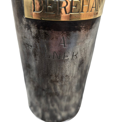 RA 9028   L.N.E.R. METAL DETONATOR CANNISTER PLATED DEREHAM