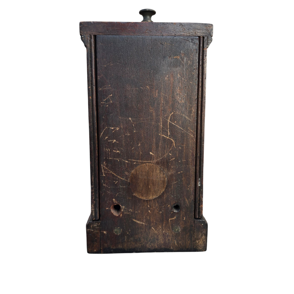 RA 9066  G.W.R. WOOD CASE "HOME SIGNAL" ARM REPEATER STAMPED G.W.R. MAKERS,PADD