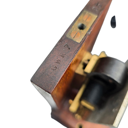 RA 9066  G.W.R. WOOD CASE "HOME SIGNAL" ARM REPEATER STAMPED G.W.R. MAKERS,PADD
