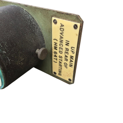 RA 9079  S.G.E. TRACK CIRCUIT INDICATOR ON STEEL TOMBSTONE BRACKET