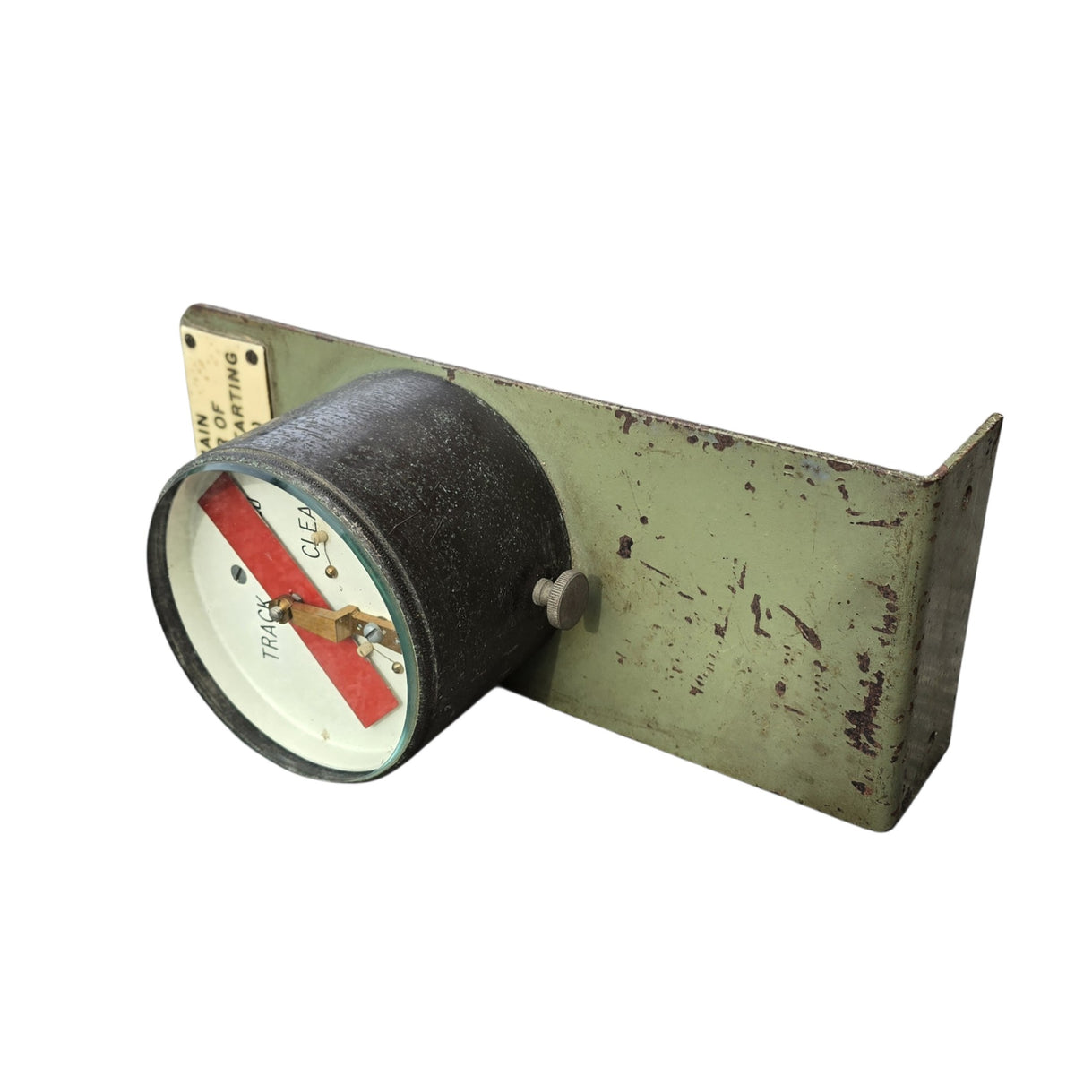 RA 9079  S.G.E. TRACK CIRCUIT INDICATOR ON STEEL TOMBSTONE BRACKET