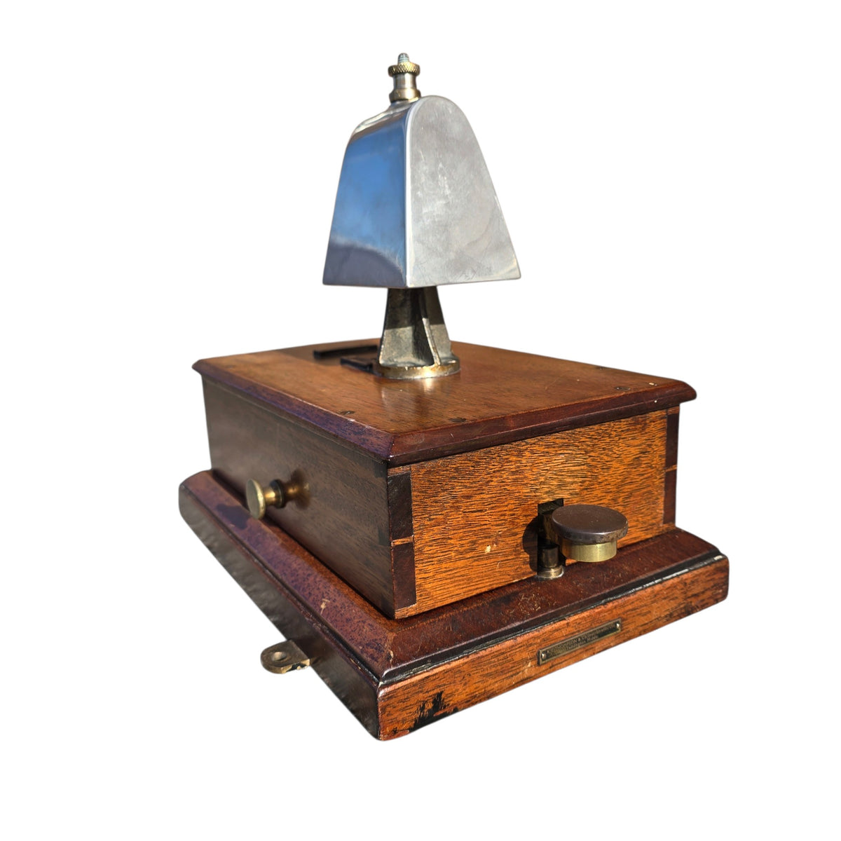 RA 9043  G.W.R.  BR-WR PATTERN "COW" BLOCK BELL BY R,E.THOMPSON & CO