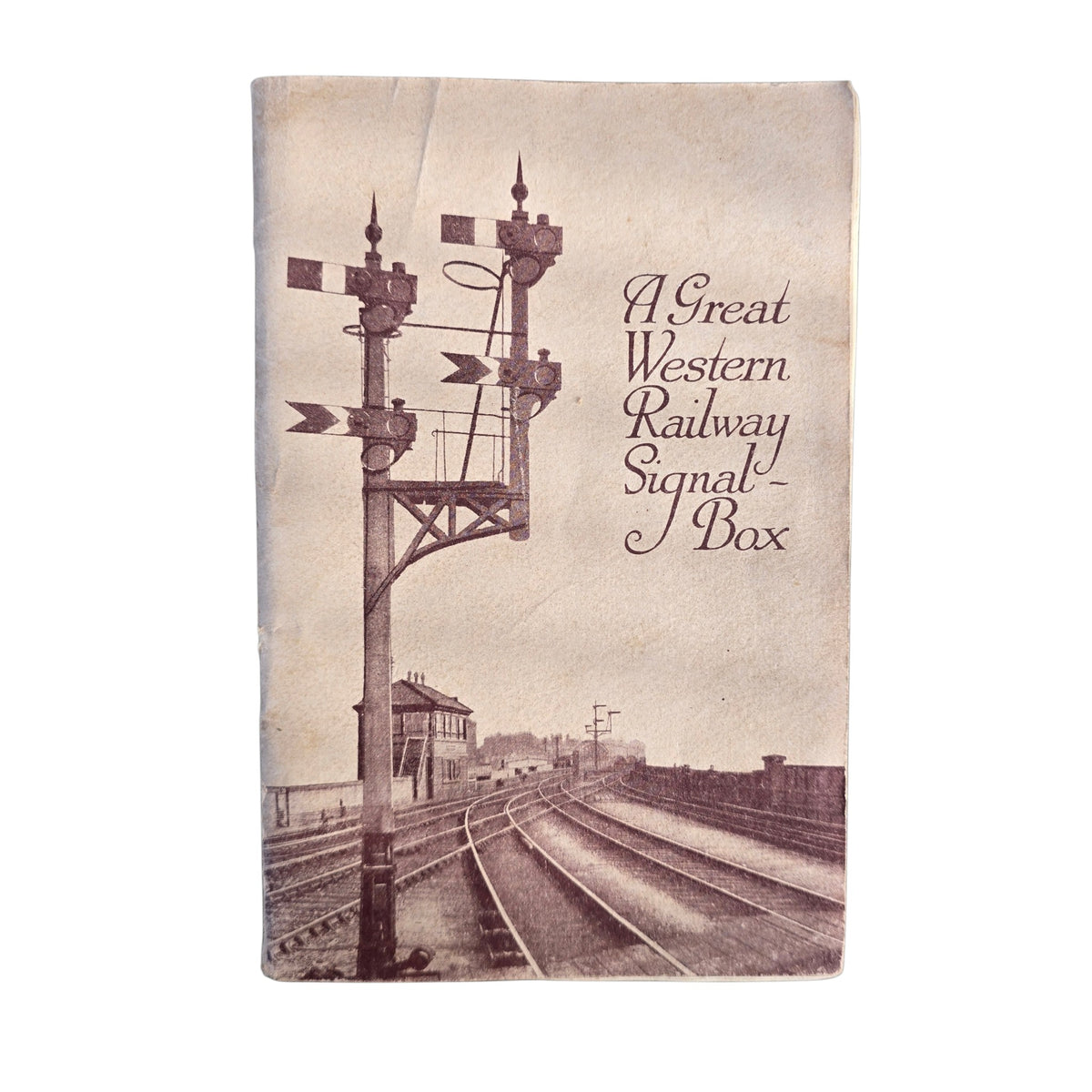 RA 9098   G.W.R.  SOUVINER  GUIDE  OF A SIGNAL BOX FROM THE 1925 BRITISH EMPIRE EXHIBITION AT WEMBLEY