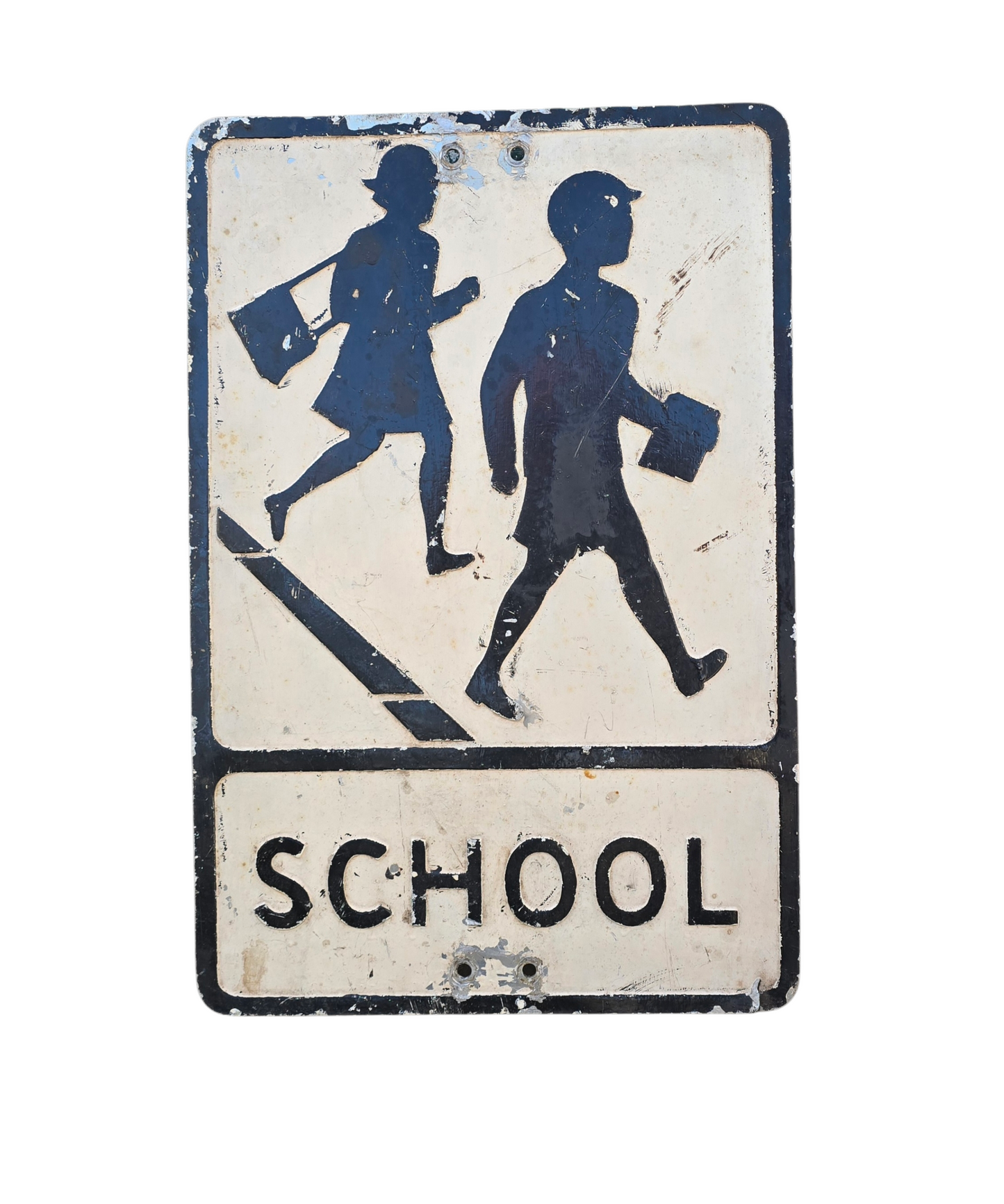 RA 8654  PRESSED ALLOY ROAD SIGN "SCHOOL"