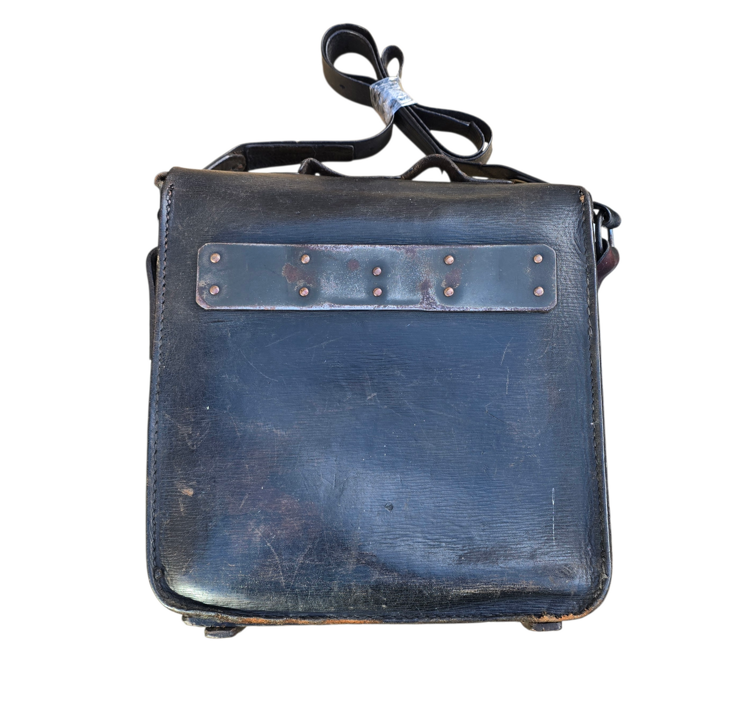 RA 8633  STEAM LOCO DRIVERS LEATHER SATCHEL "G.C.MARTIN. LOCO DEPT. KETTERING