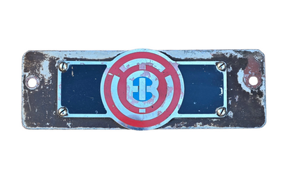 RA 8581  BRITISH THOMPSON HOUSTON TROLLEY BUS MAKERS PLATE