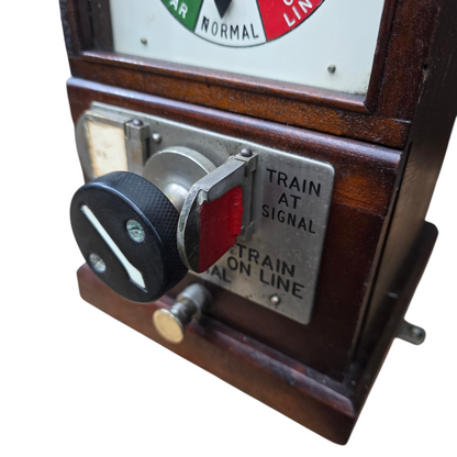 RA 8714  G.W.R. 1947 PATTERN "DARK CASE" BLOCK INDICATOR