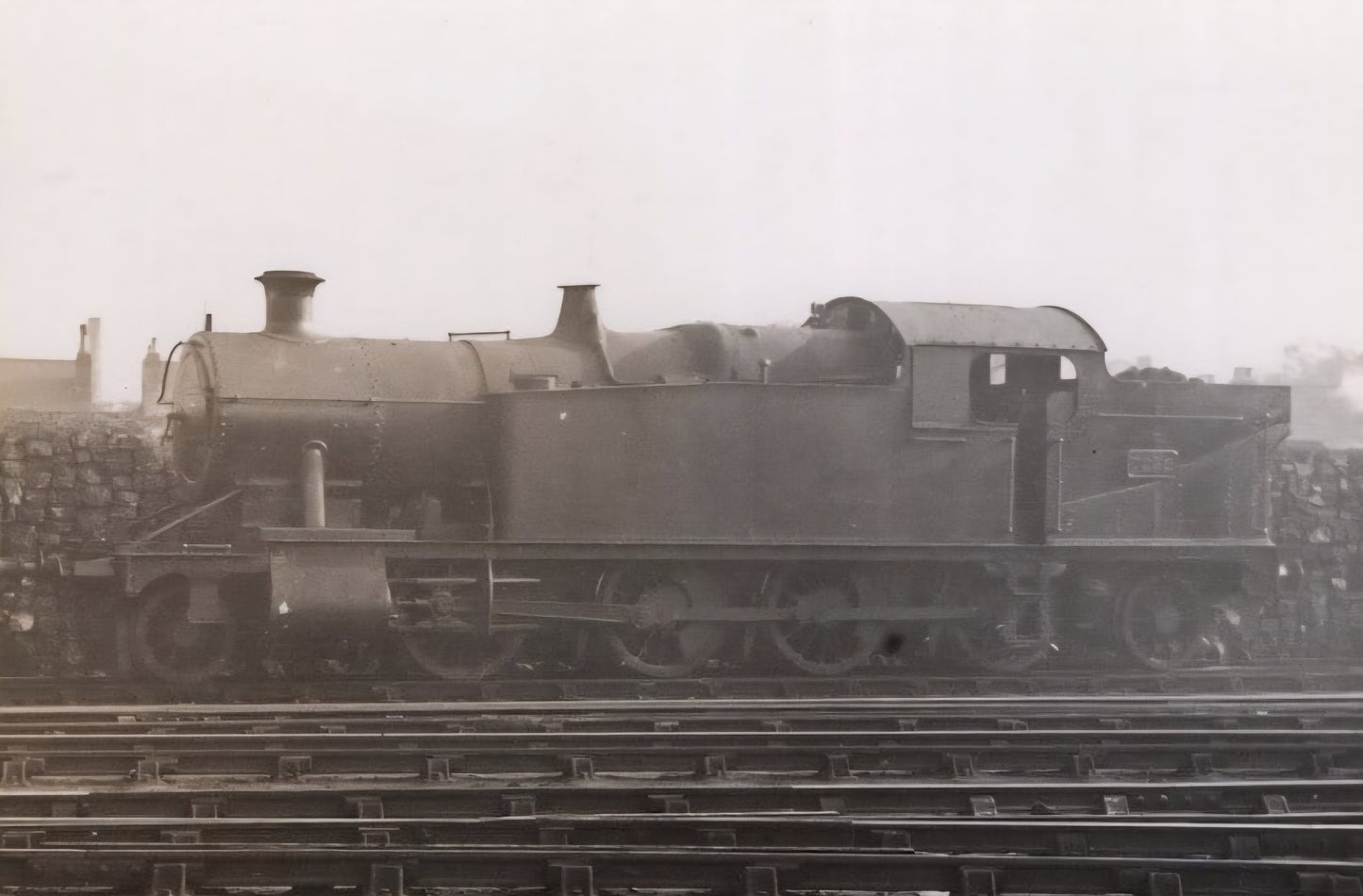 RA 8314   G.W.R CAST IRON CABSIDE PLATE FROM 2-8-2 HEAVY TANK 7232