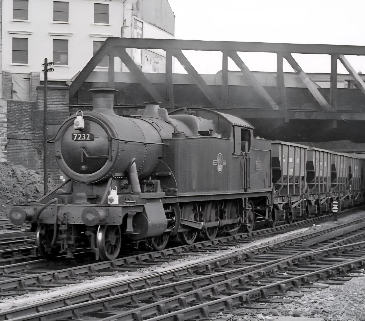 RA 8314   G.W.R CAST IRON CABSIDE PLATE FROM 2-8-2 HEAVY TANK 7232